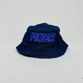Dark Denim Finer Bucket Hat